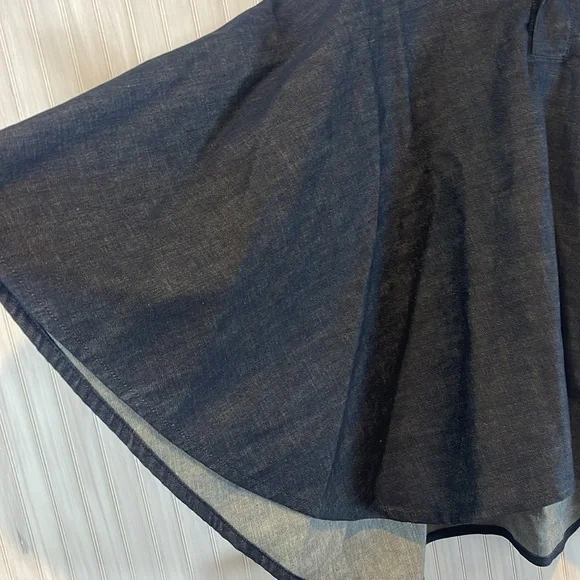 NWT GREI RAW DENIM HOODED LUHKA PONCHO ONE SIZE